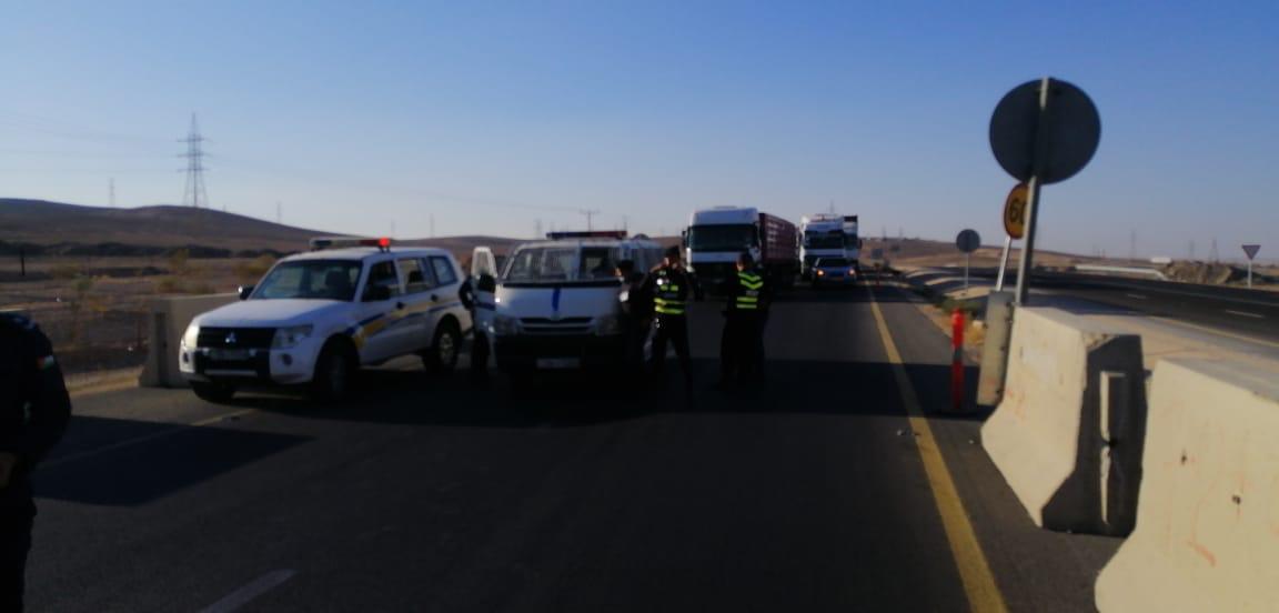 وزارة الأشغال العامة : فتح تحويلة ما بعد جسر الكرك