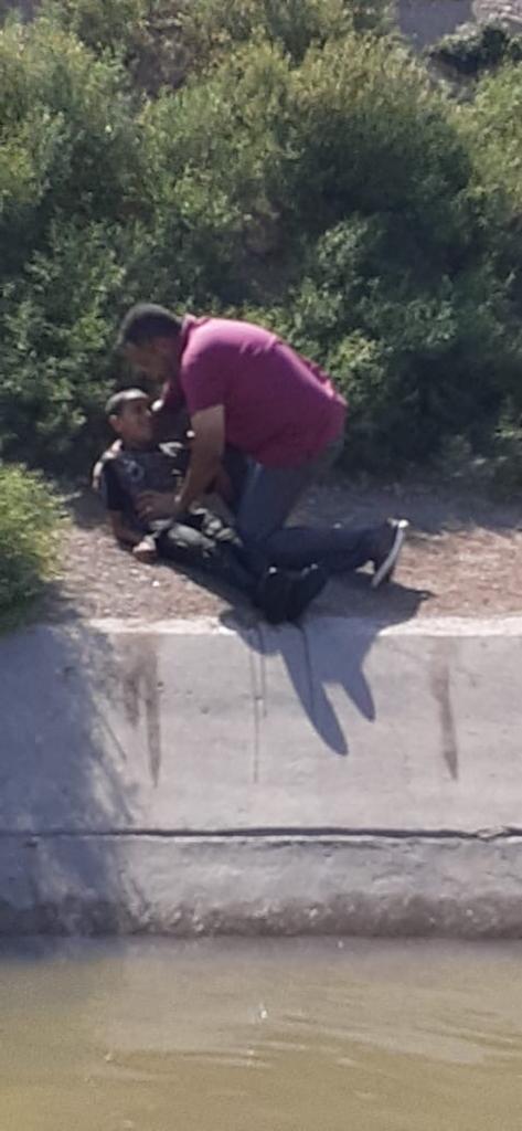 إنقاذ طفلا من الغرق في قناة الملك عبدالله بمنطقة المنشية