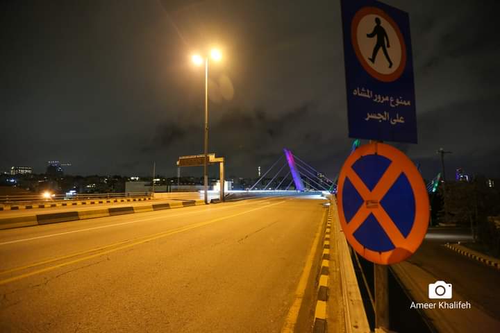 لقطات من العاصمة عمّان بعد دخول الحظر الشامل 