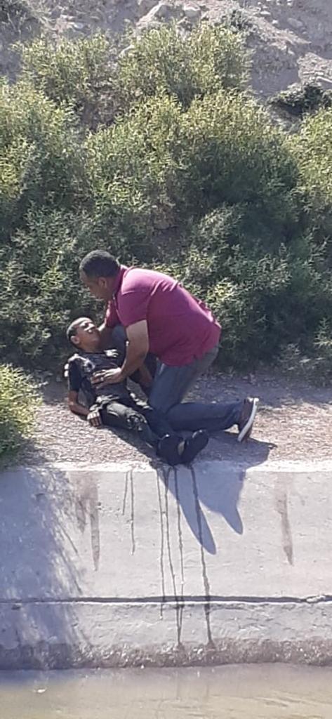 إنقاذ طفلا من الغرق في قناة الملك عبدالله بمنطقة المنشية 