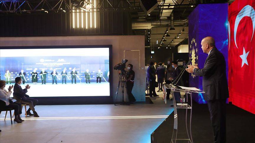 أردوغان خلال افتتاح مركز MESS للتكنولوجيا : سنجعل تركيا قاعدة عالمية للإنتاج والتكنولوجيا
