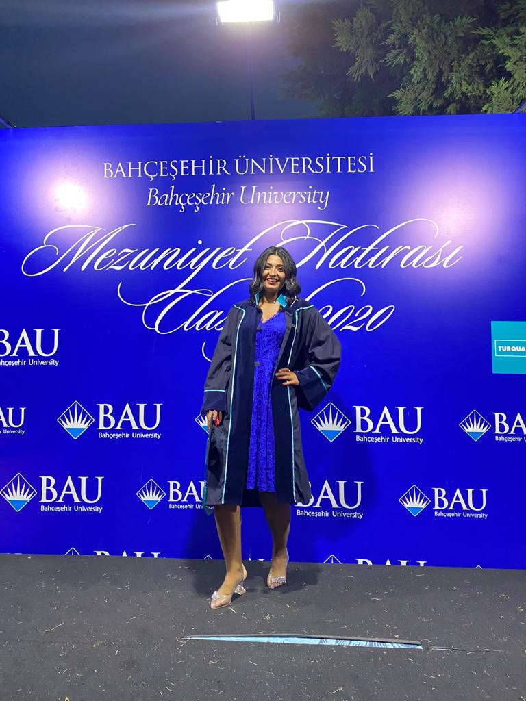 تهنئة للمخرجة نسرين الصبيحي نعمان وابنتها شهد شحادة بتخرجها من جامعة بهتشا شاهير التركية