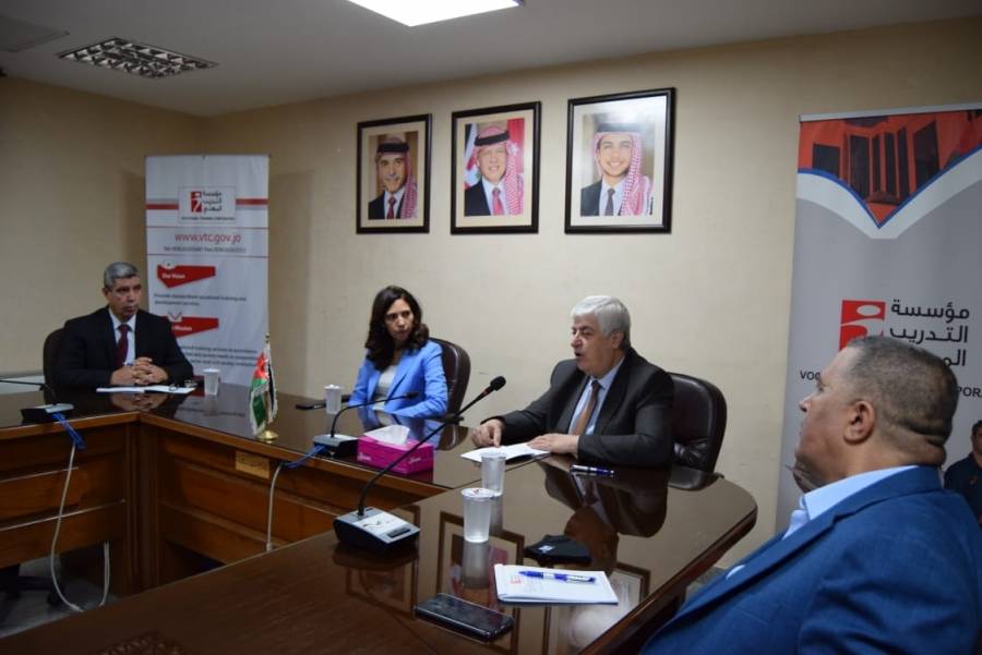 اجتماع بين مؤسسة ولي العهد ومؤسسة التدريب المهني لتأهيل الشباب