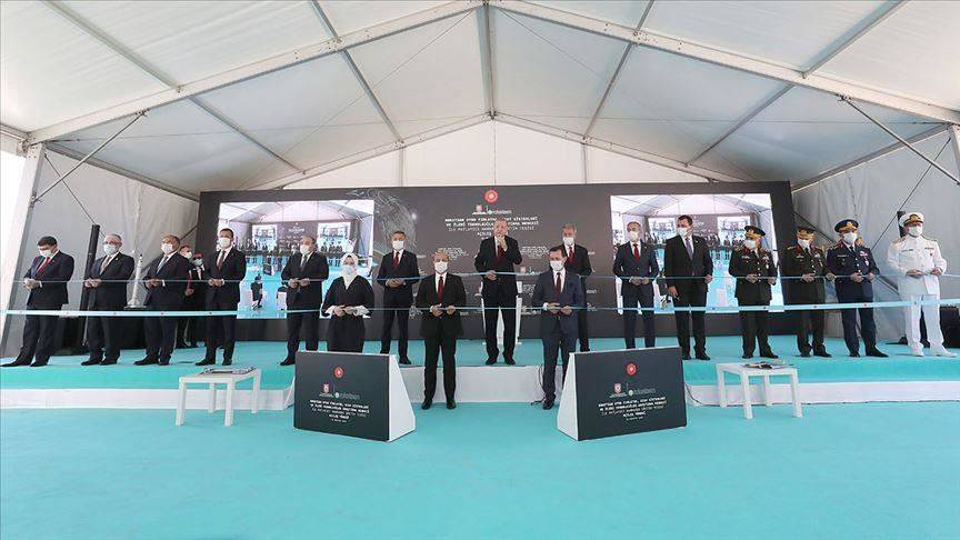 الرئيس التركي رجب طيب أردوغان يفتتح منشأتين للصناعات الدفاعية بالعاصمة أنقرة