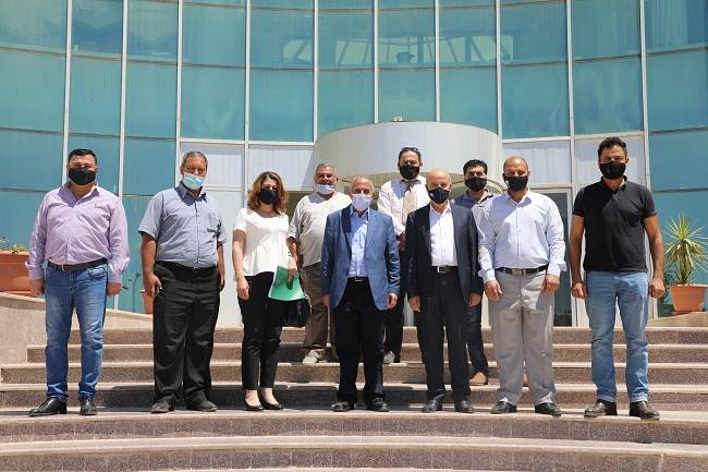 تعزيز التعاون بين جامعة الإسراء والمركز الوطني للبحوث الزراعية