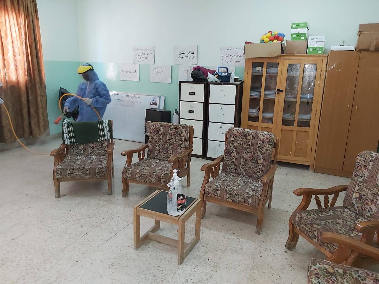 تعقيم مدارس مع بدء العام الدراسي بمبادرة من جوسوي