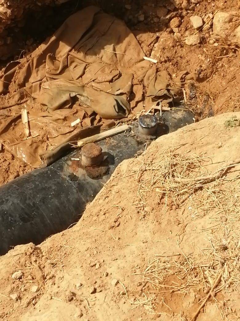 وزارة المياه والري : حملة امنية تضبط اعتداءات على خطوط رئيسية في الموقر 