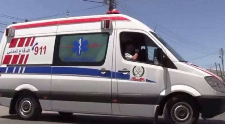 السلط : إصابة 8 طلاب اثر حادث تدهور باص لنقل الطلاب في منطقة الصيوانية