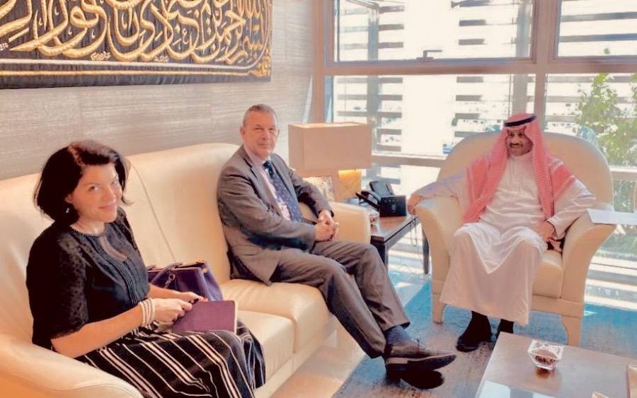 السفير السعودي لدى الأردن يلتقي المفوض العام للأونروا