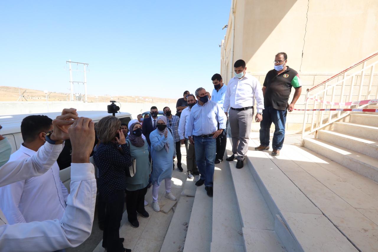 وزير الشباب في زيارة ميدانية لإقليم البترا ولواء الشوبك