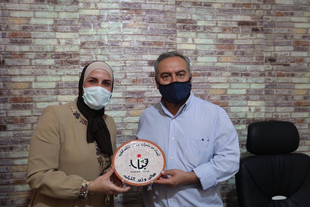 وزير الشباب في زيارة ميدانية لإقليم البترا ولواء الشوبك