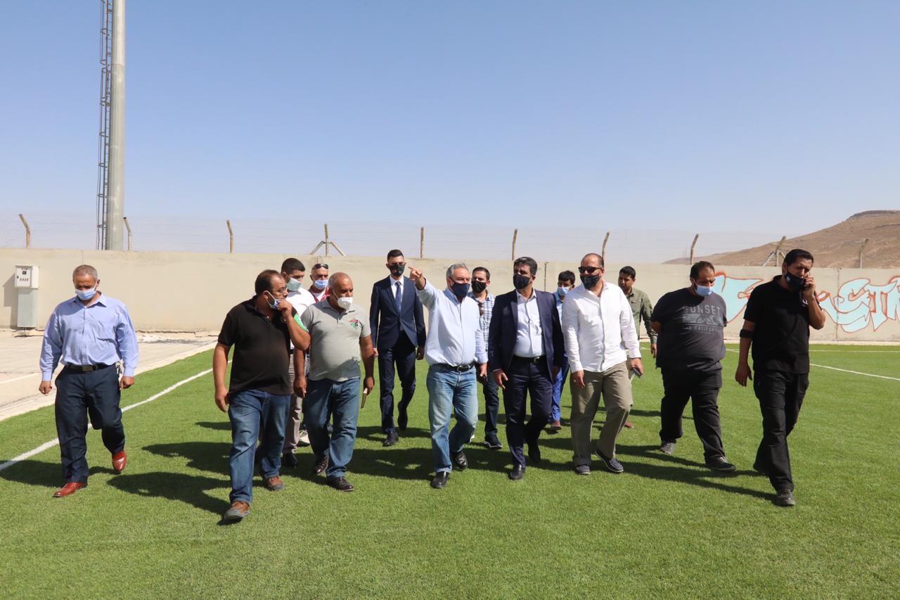 وزير الشباب في زيارة ميدانية لإقليم البترا ولواء الشوبك
