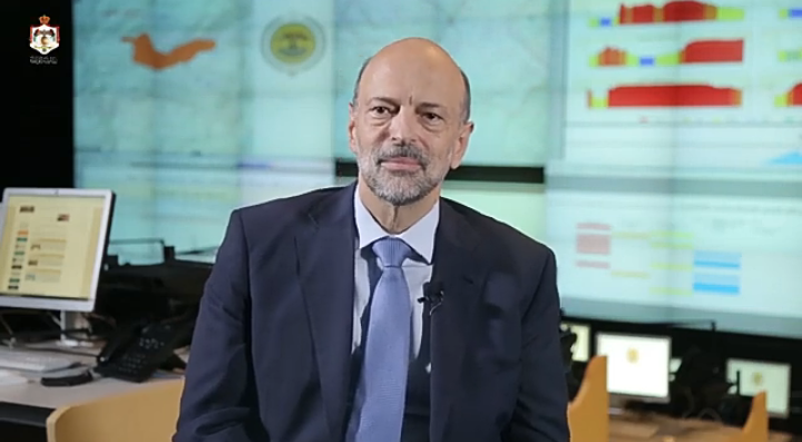 كلمة الرزاز الأسبوعية حول إجراءات التعامل مع وباء كورونا ومواجهة تحديات الفقر والبطالة .. فيديو