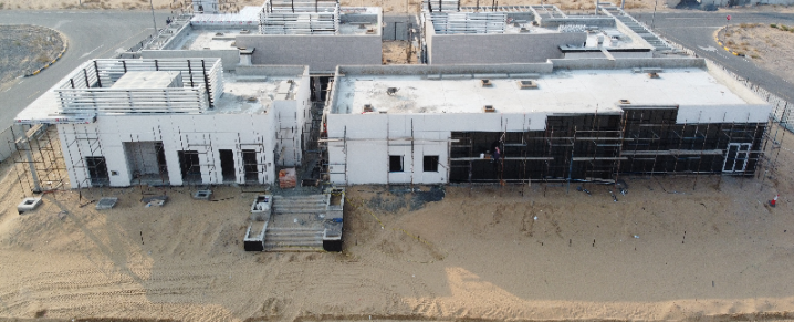 90  نسبة إنجاز المركزین المجتمعیین في مدینة تلال تحت مسمى واحة  تلال