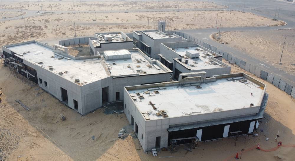 90 % نسبة إنجاز المركزین المجتمعیین في مدینة تلال تحت مسمى واحة  تلال