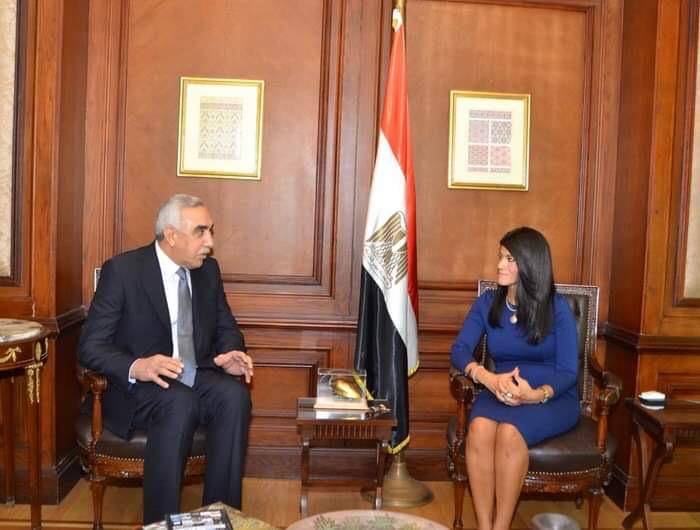 الدليمي والمشاط يبحثان سبل تعزيز التعاون بالمسار الاقتصادي بين مصر والعراق