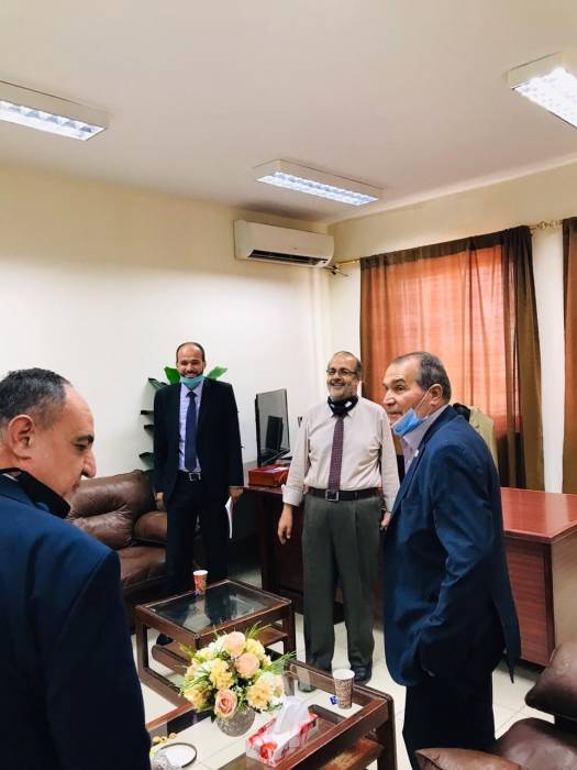 وفد من كلية الهندسة في جامعة جدارا يزور جامعة الزرقاء الأهلية