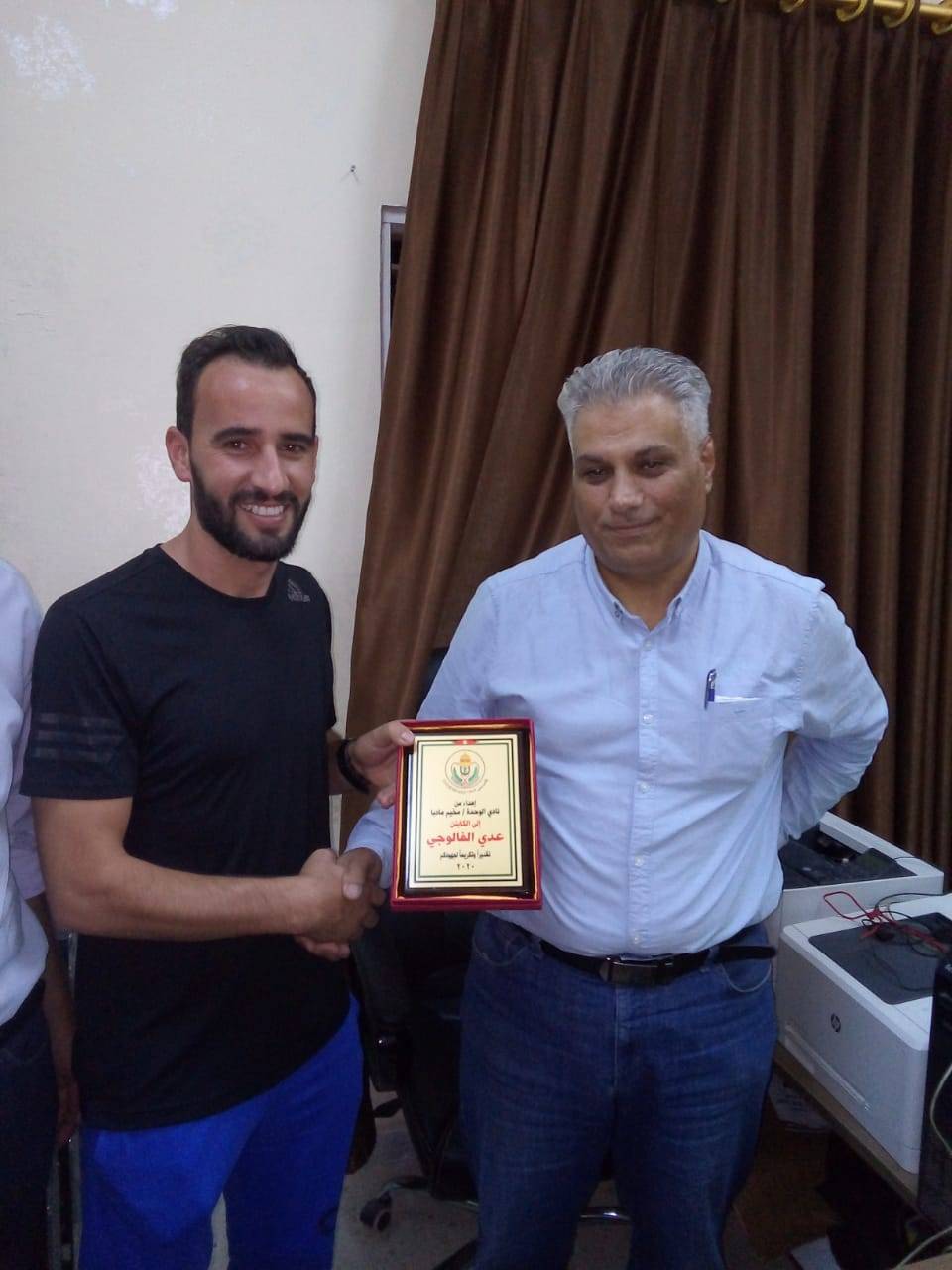 نادي الوحدة بمادبا يكرم مدربي الفئات العمرية