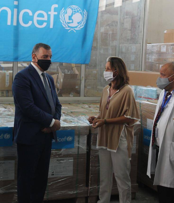 اليونيسف تتبرع بأجهزة تنفس اصطناعي لدعم الاستجابة لمرض فيروس كورونا (كوفيد19) على المستوى الوطني