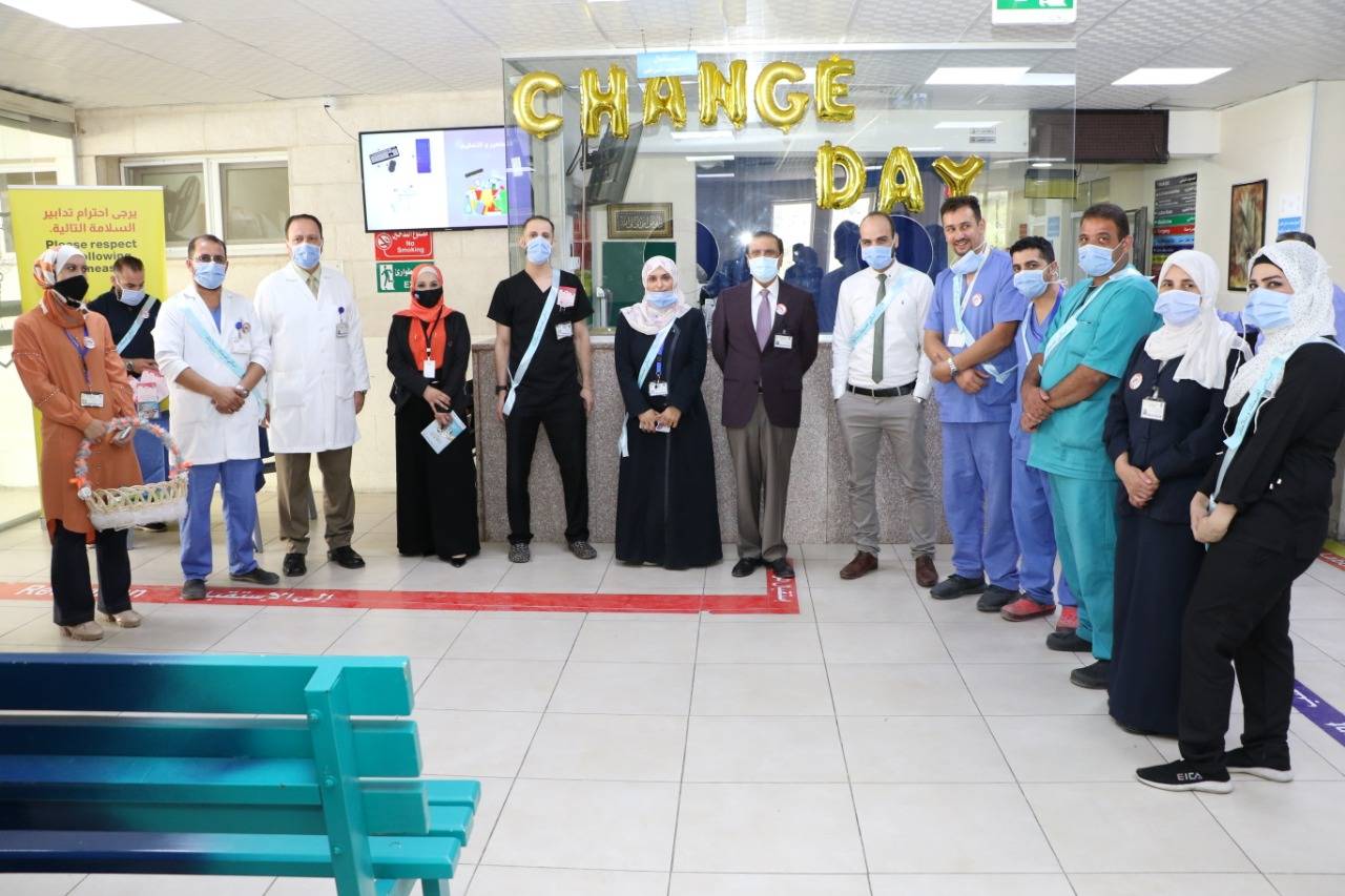 مستشفى الجامعة الأردنيّة يُطلق مبادرات لتحسين الرعاية الصحية في يوم التغيير