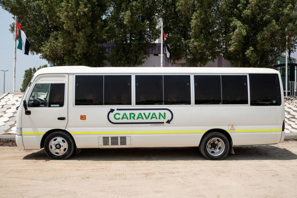 كرفان توسع نطاق خدماتها المبتكرة للنقل بالحافلات في دبي والشارقة وعجمان ومختلف أنحاء الإمارات