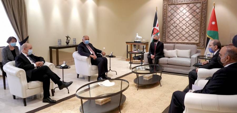 جلاله الملك يجدد التأكيد على موقف الأردن الثابت تجاه القضية الفلسطينية