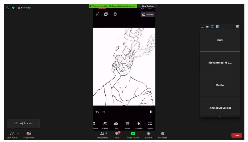 منتسبو ناشئة الشارقة يتعلمون مهارات إنتاج الرسوم المتحركة