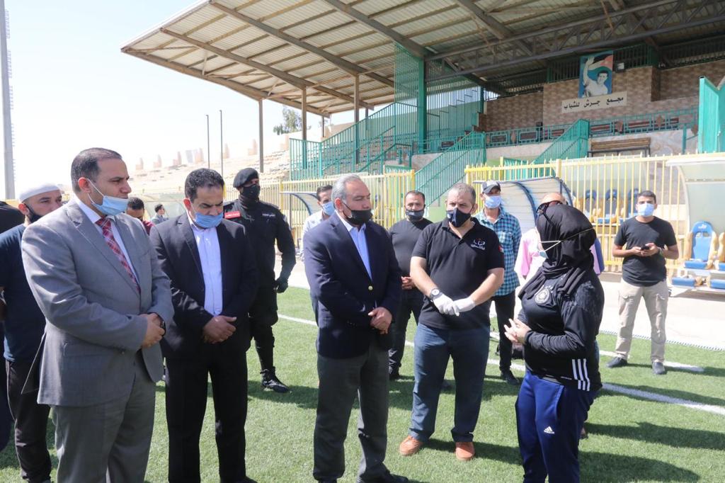 وزير الشباب يفتتح مركزي شباب بُرما وكفرخل في محافظة جرش