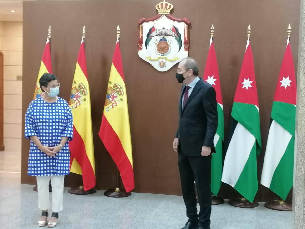 أجرى الصفدي محادثات موسعه مع وزيرة الخارجية الأسبانية أرناتشا غونزاليس ليا 