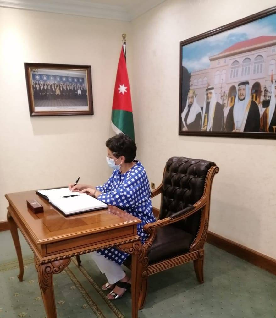 أجرى الصفدي محادثات موسعه مع وزيرة الخارجية الأسبانية أرناتشا غونزاليس ليا 