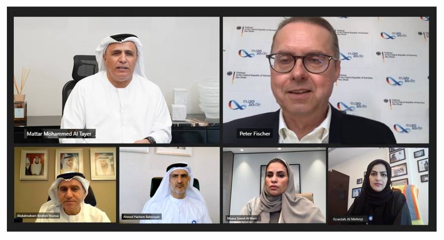 الطایر یبحث تعزیز مجالات التعاون مع السفیر الألماني