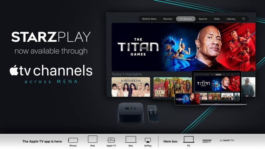 STARZPLAY تطلق خدماتها عبر قنوات Apple TV في منطقة الشرق الأوسط وشمال أفريقيا