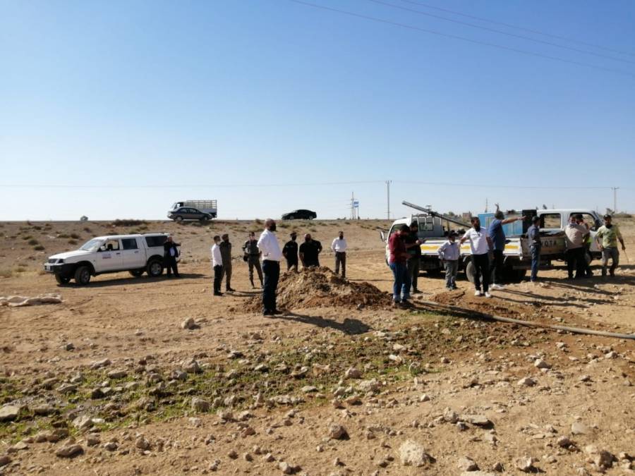 المياه : حملة امنية تضبط (4) اعتداءات على خطوط رئيسية في الموقر