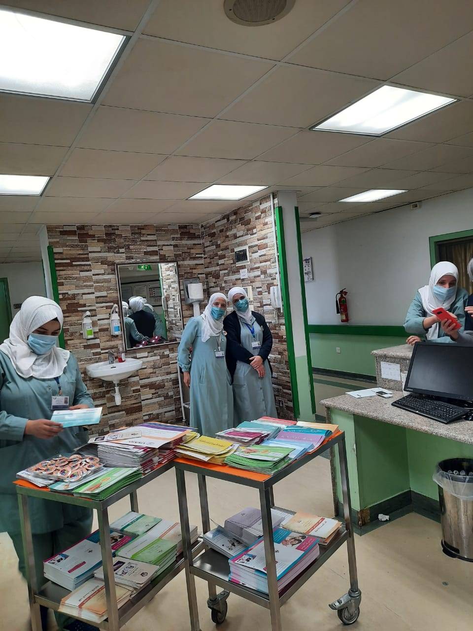 انطلاق فعاليات مبادرة يوم لبكرا في مستشفى الملك المؤسس عبدالله الجامعي 