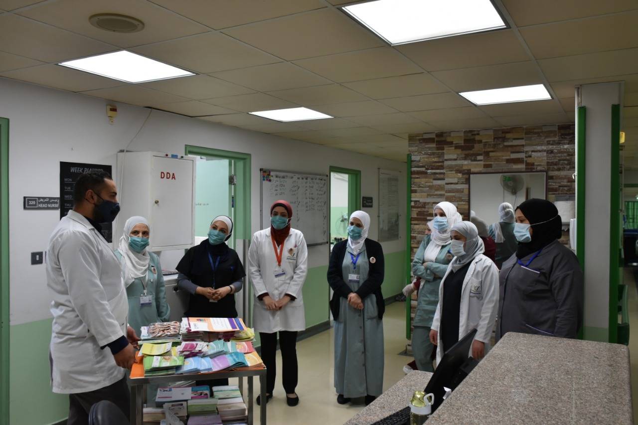 انطلاق فعاليات مبادرة يوم لبكرا في مستشفى الملك المؤسس عبدالله الجامعي 