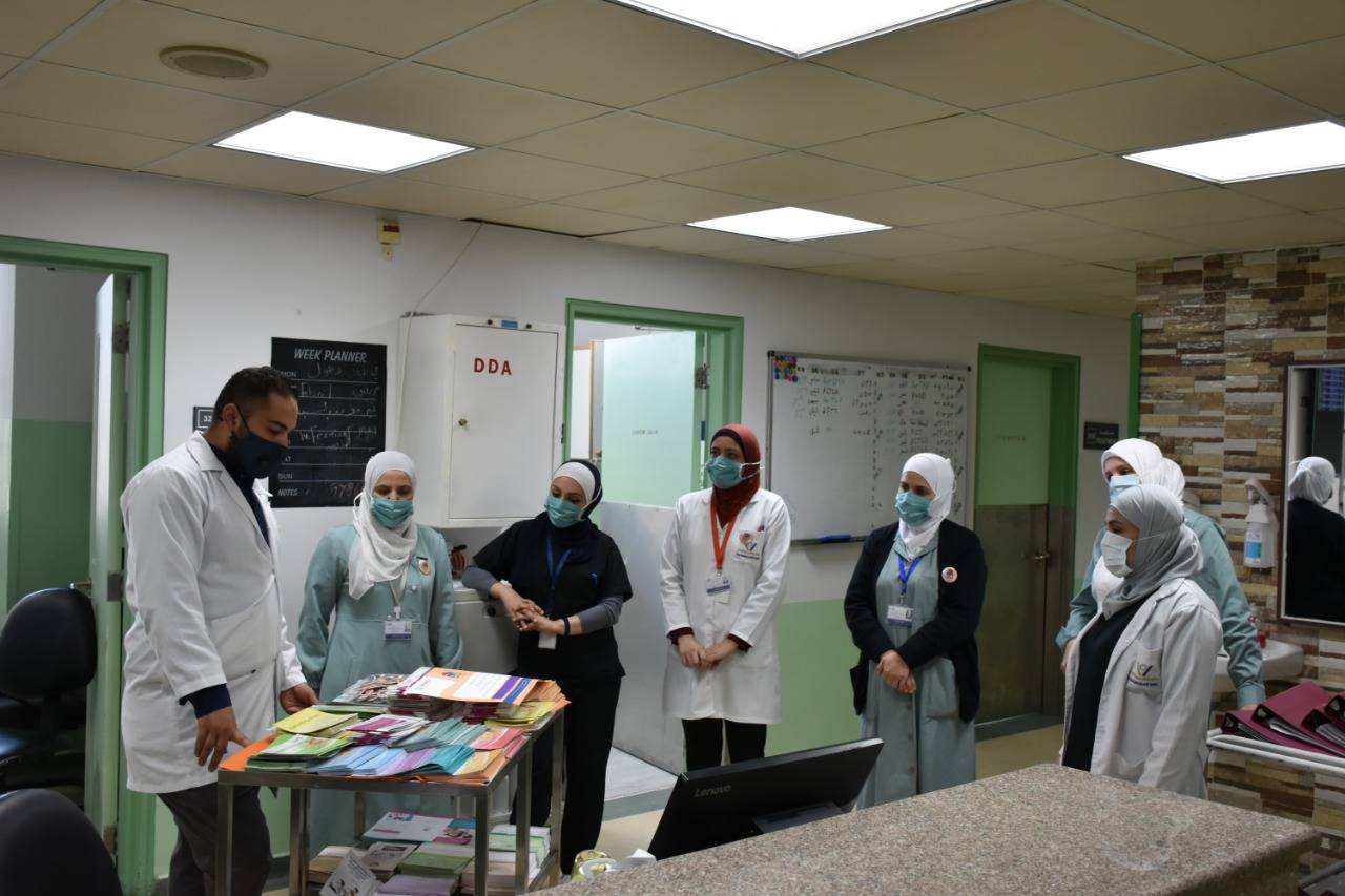 انطلاق فعاليات مبادرة يوم لبكرا في مستشفى الملك المؤسس عبدالله الجامعي 