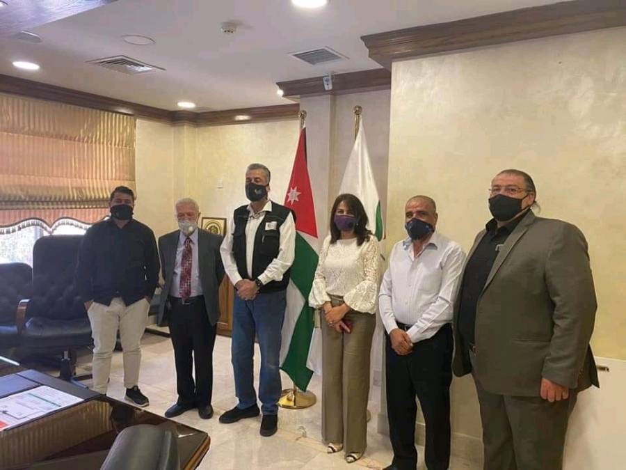 الهيئة الإدارية لمركز الشفافية الأردني تزور الهيئة المستقلة للإنتخاب