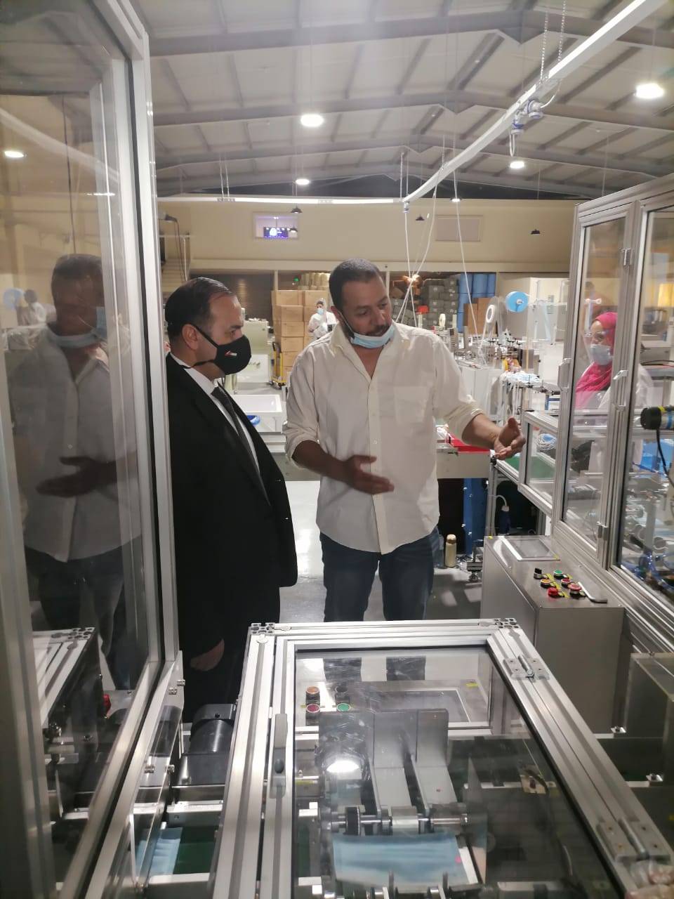 محافظ مادبا يزور المدينة الصناعية بالمريجمة