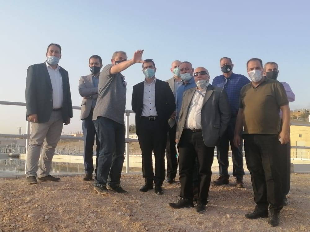 وزير المياه والري يمضي سحابة الجمعة في جولة تفقدية لمياه اليرموك ومشروع وادي العرب  