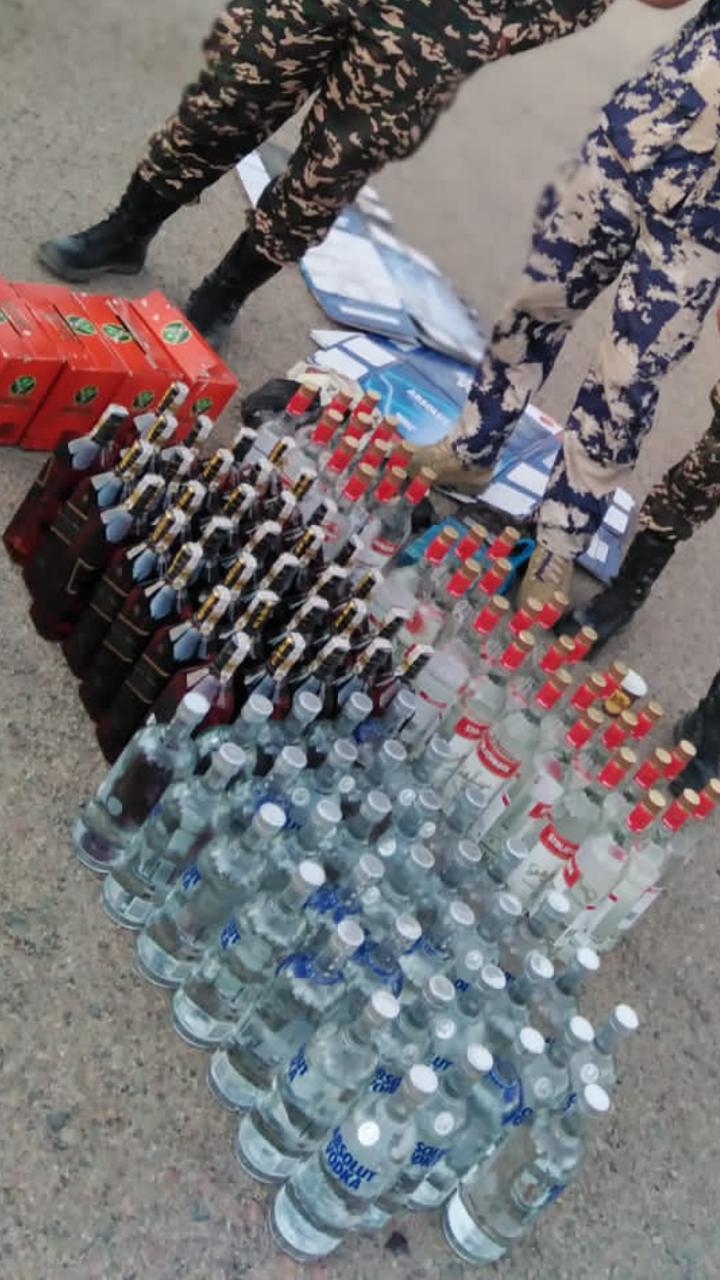 الجمارك الأردنية تحبط تهريب مشروبات روحية