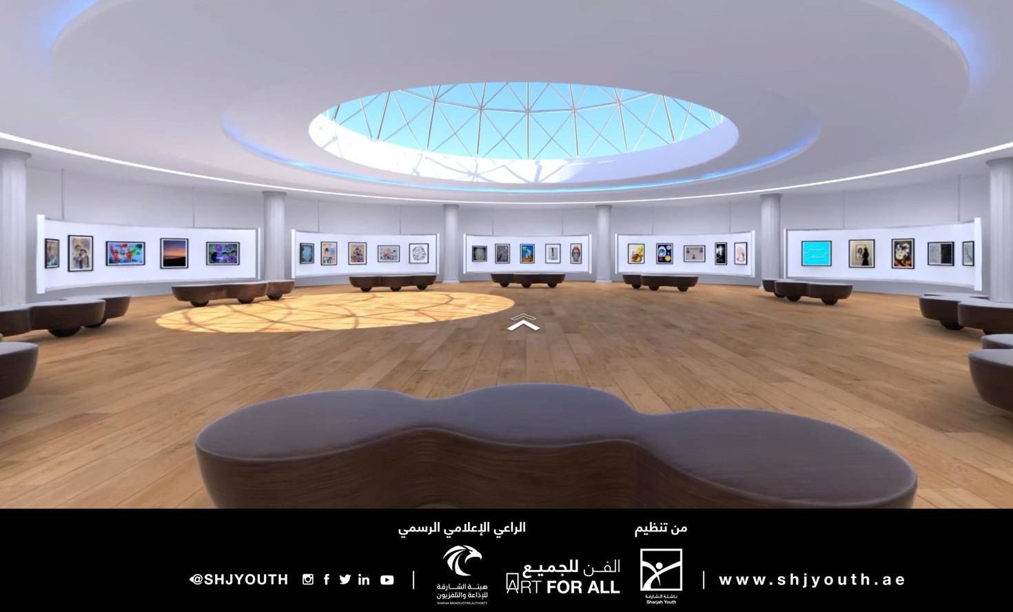 50 عملاً إبداعياً بلمسات التباعد في المعرض الافتراضي لناشئة الشارقة الفن للجميع