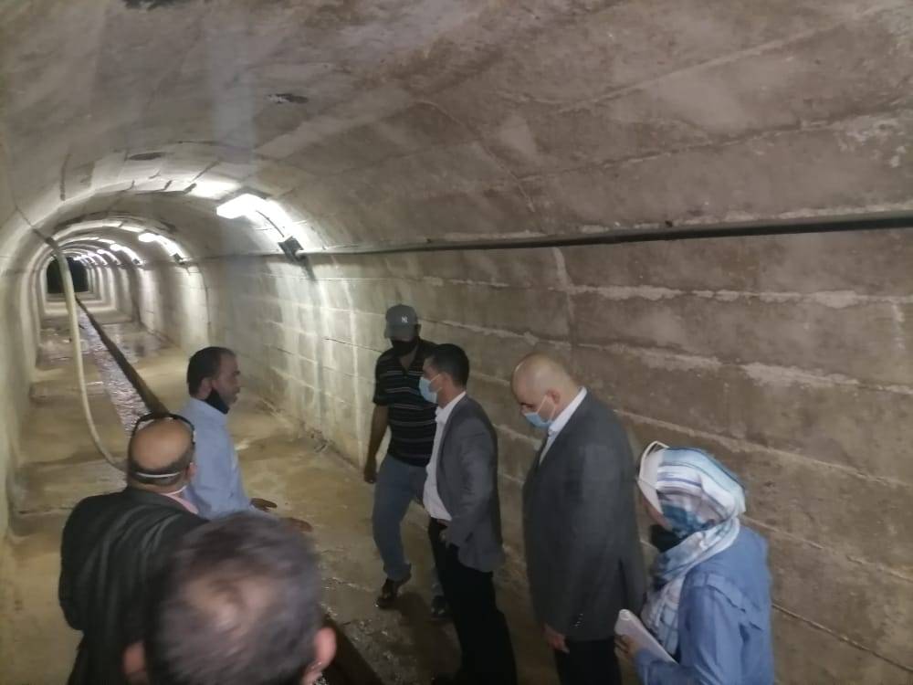 وزير المياه والري يتفقد سد الملك طلال ويطلع على الخطة التنفيذية لادارة السد