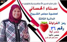 فوز الناشطة سناء حسان طايع الحساني بعضوية مجلس النواب  المصري عن منطقة الصعيد