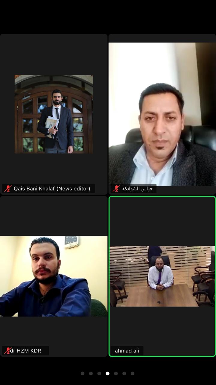 النابلسي يرعى أولى جلسات المخيم التدريبي للملتقى الوطني الثالث للرياديين الشباب 