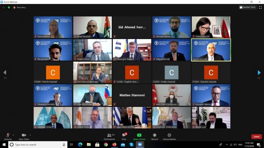 حداد يشارك في اجتماع حول بناء استراتيجية جديدة لمصائد الأسماك وتربية الأحياء المائية