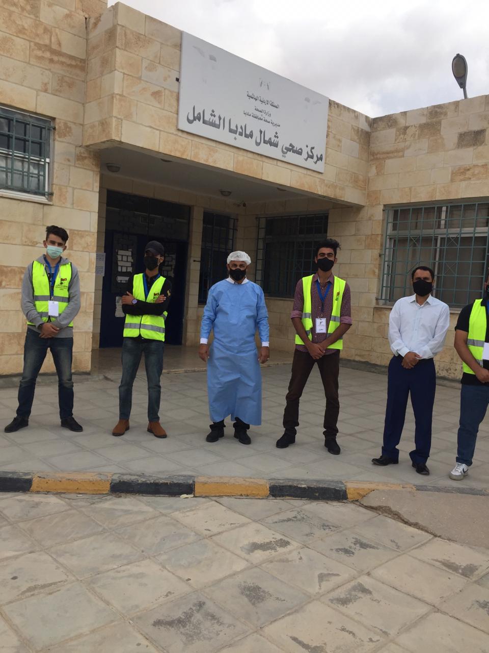 شباب كلنا الاردن تبدأ الحملة التطوعية لمساندة جهود الكوادر الصحية