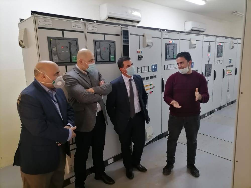 جولة مفاجئة لوزير المياه والري على مركز (سكادا) تحكم مياه الشمال 