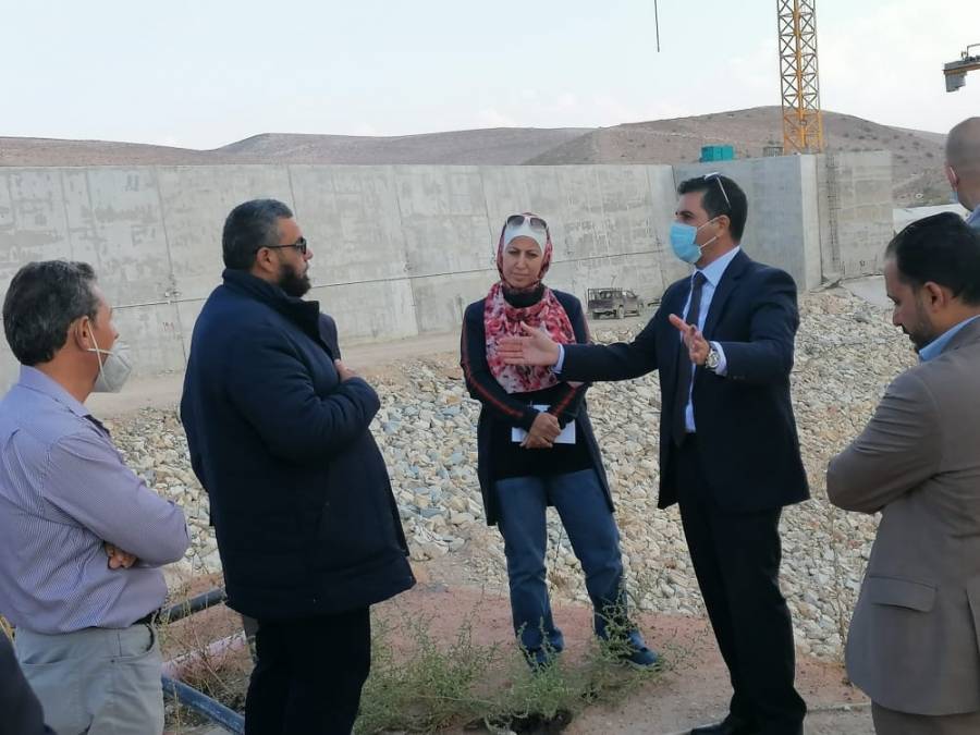 جوله تفقدية لوزير المياه والري على مشروع تعليه سد الواله وسد الموجب