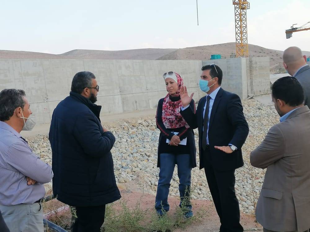 جوله تفقدية لوزير المياه والري على مشروع تعليه سد الواله وسد الموجب
