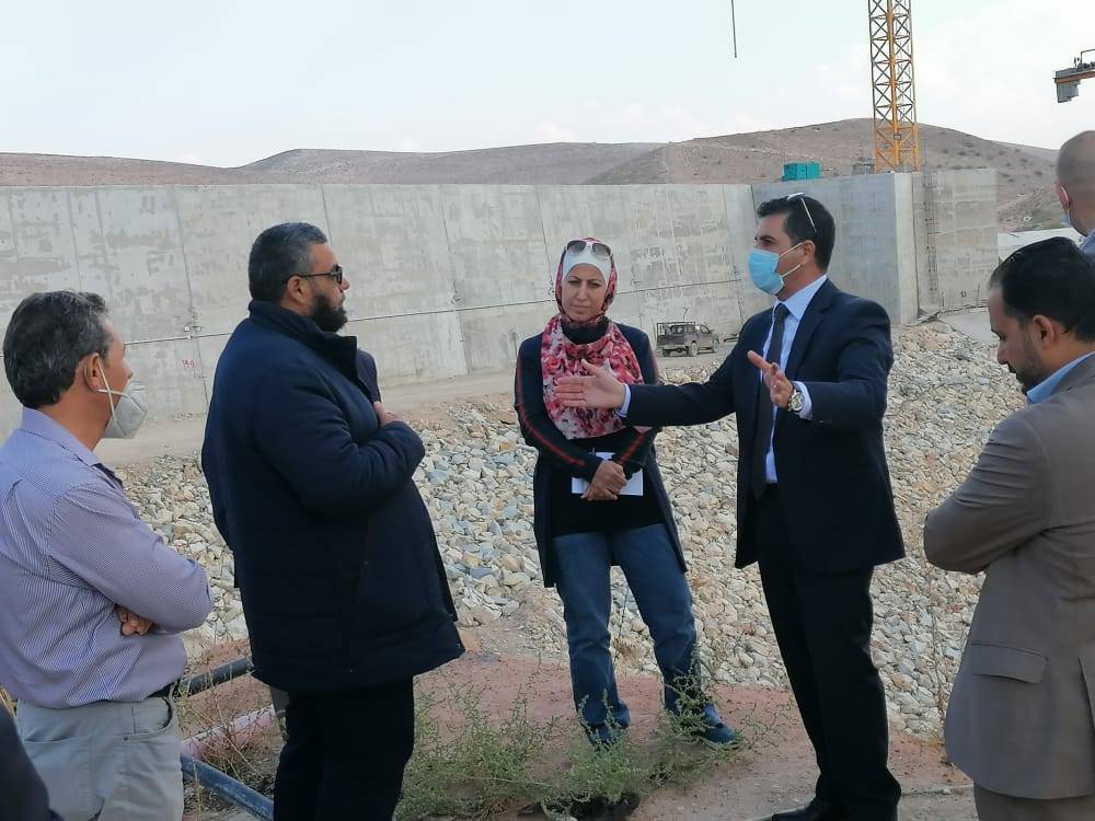 جوله تفقدية لوزير المياه والري على مشروع تعليه سد الواله وسد الموجب